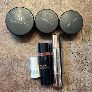 Blush and contour bundle. Nudestix, Bare Minerals, Jouer, Milk.